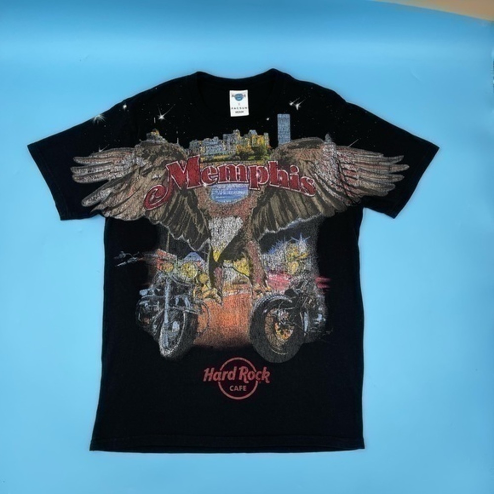 Hard Rock Cafe X Pacsun Memphis All-Over Graphic Tee
